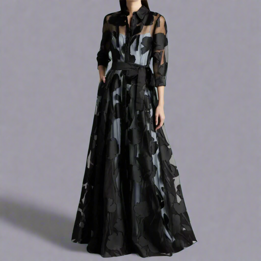 Denise | Long Lightweight Dress with Elegant Charm