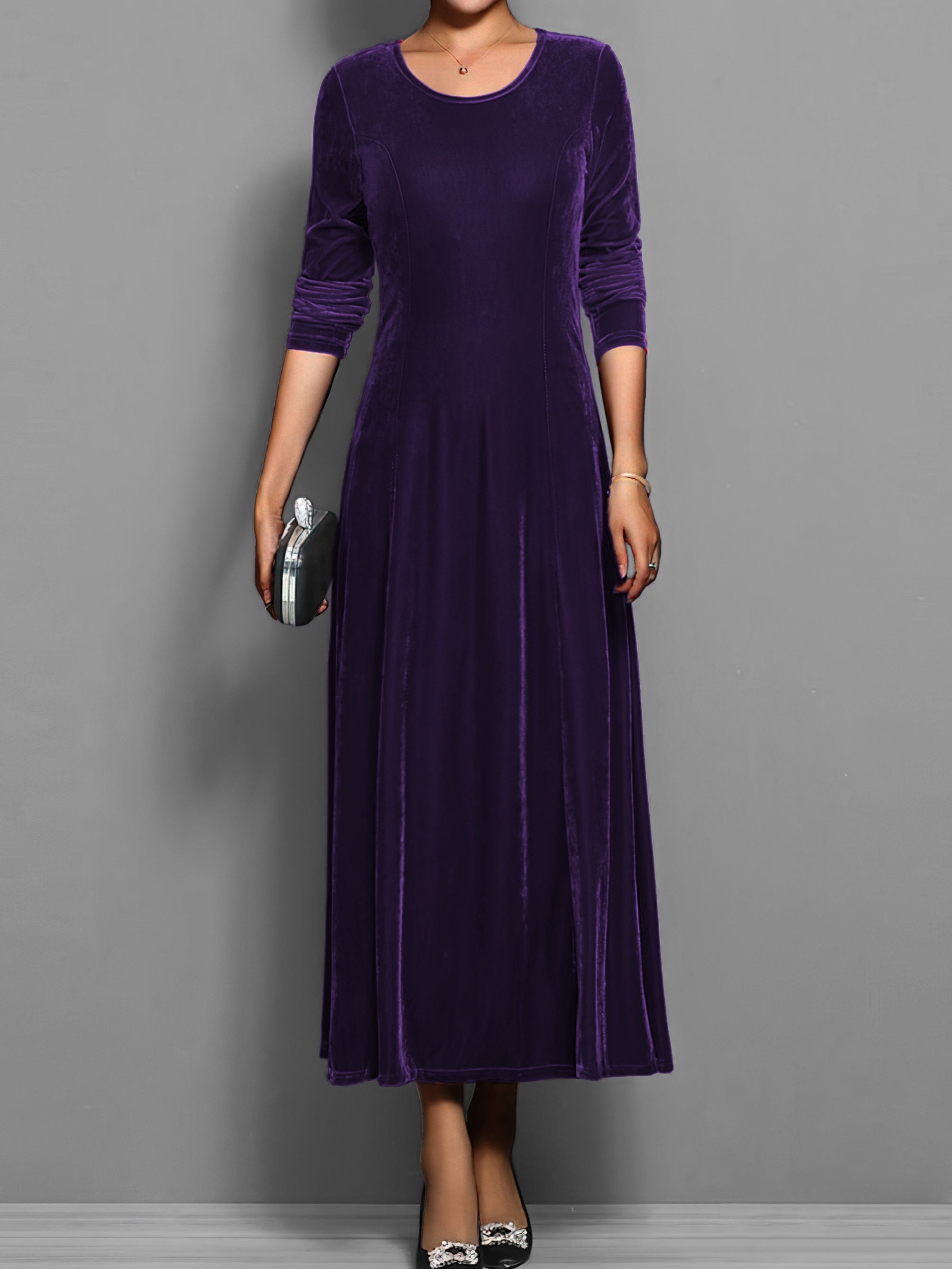 Elizabeth | Soft Velvet Dress