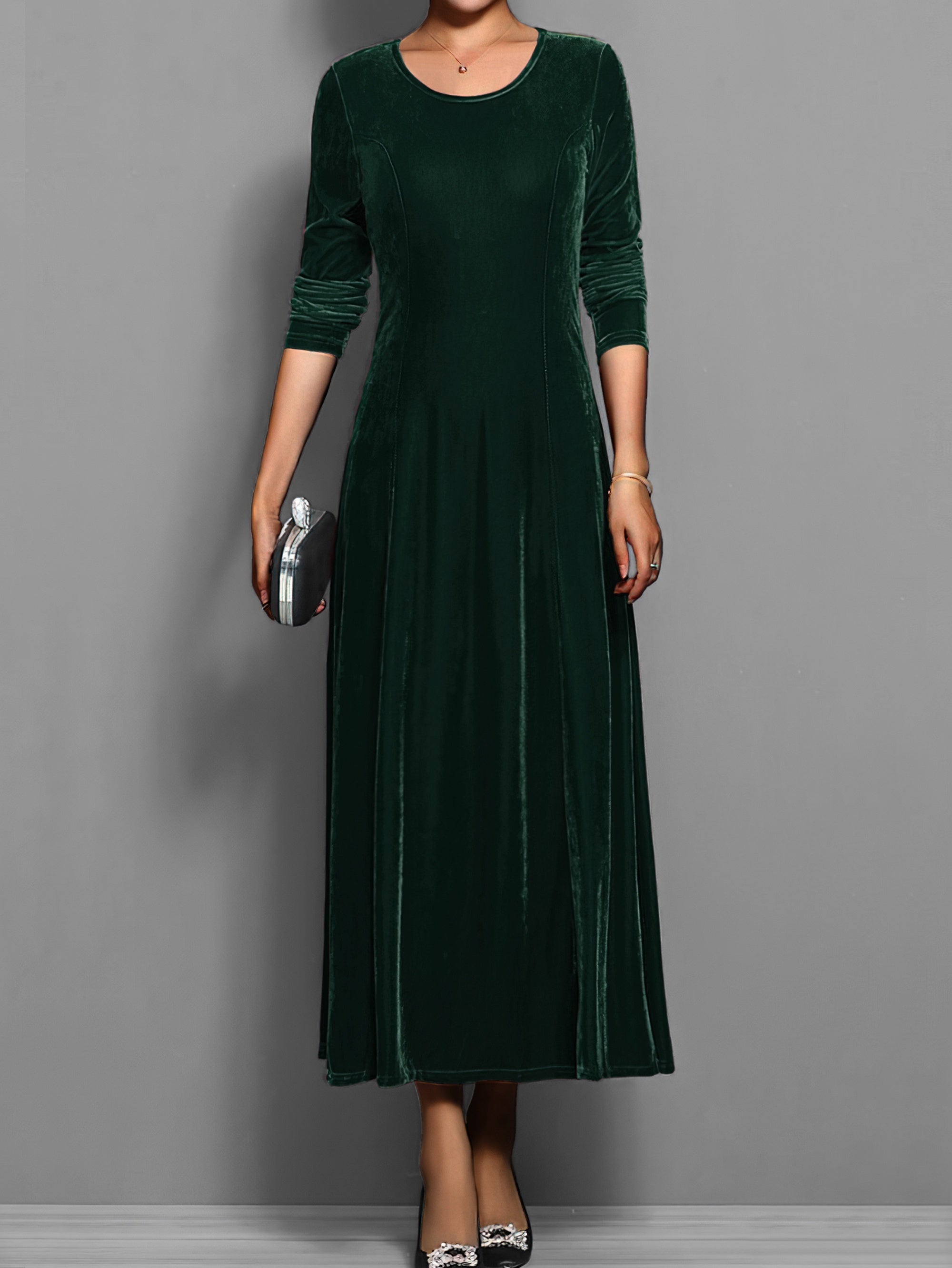 Elizabeth | Soft Velvet Dress
