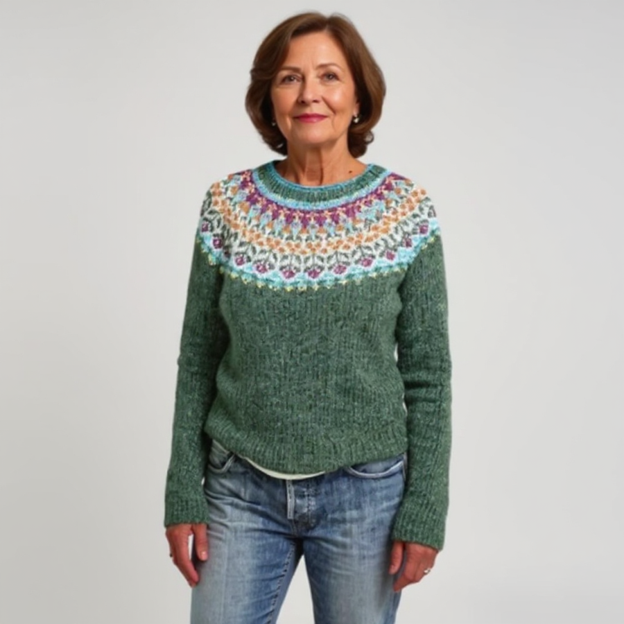 Abigail | Vintage Icelandic Knit Sweater