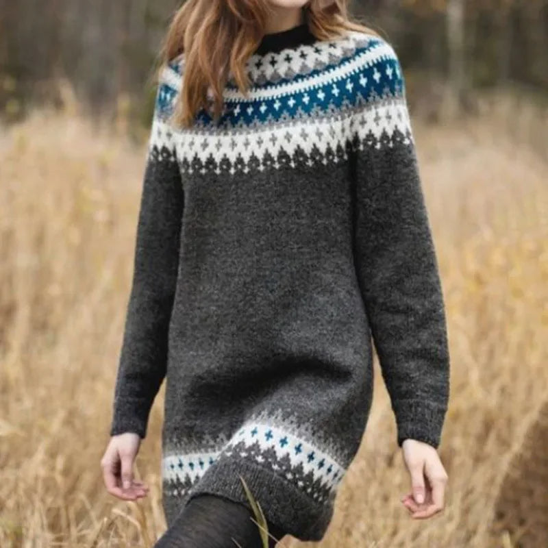 April | Vintage Icelandic Knit Sweater