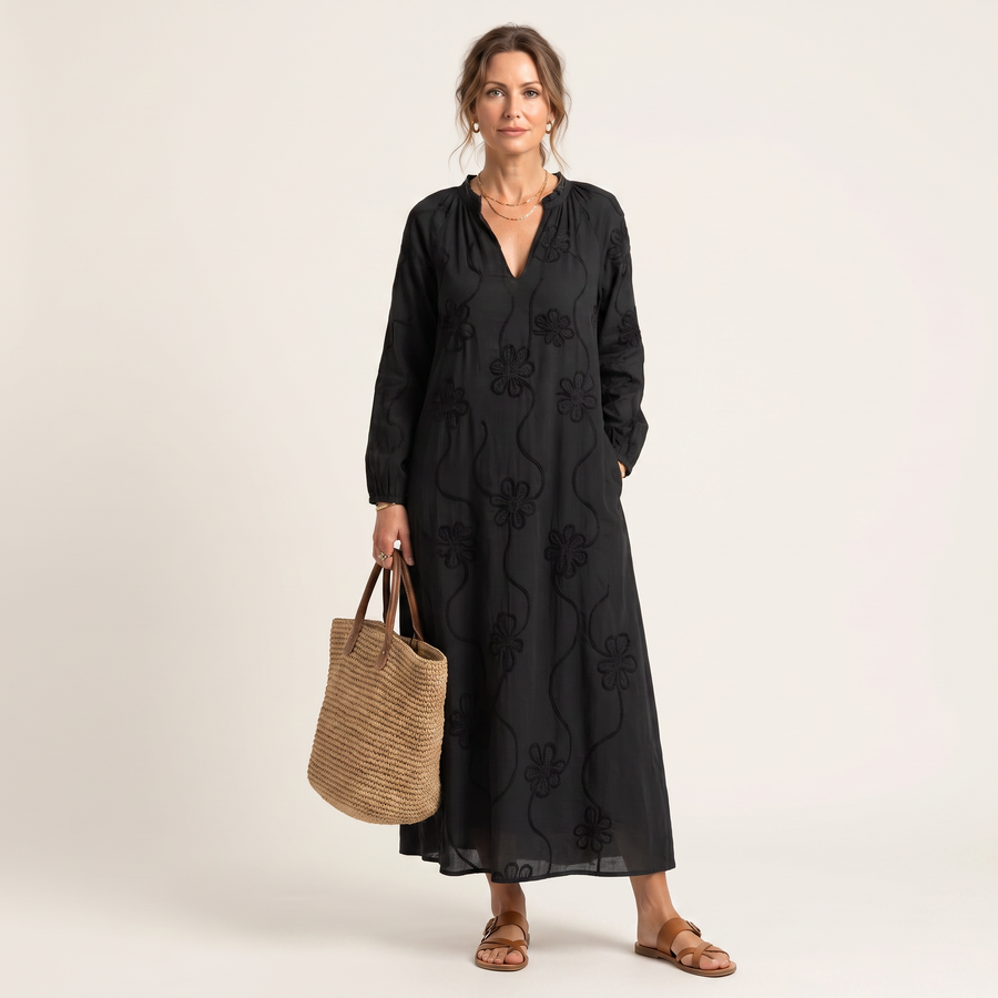 Sienna | Floral tummy-concealing dress