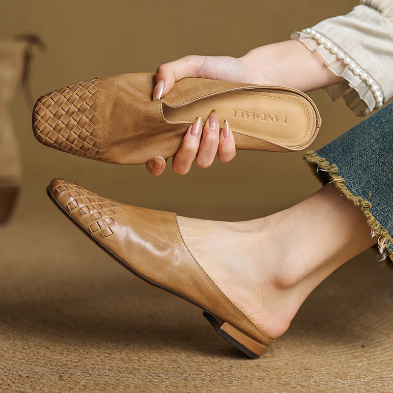 Dalvi Genuine Leather Mules