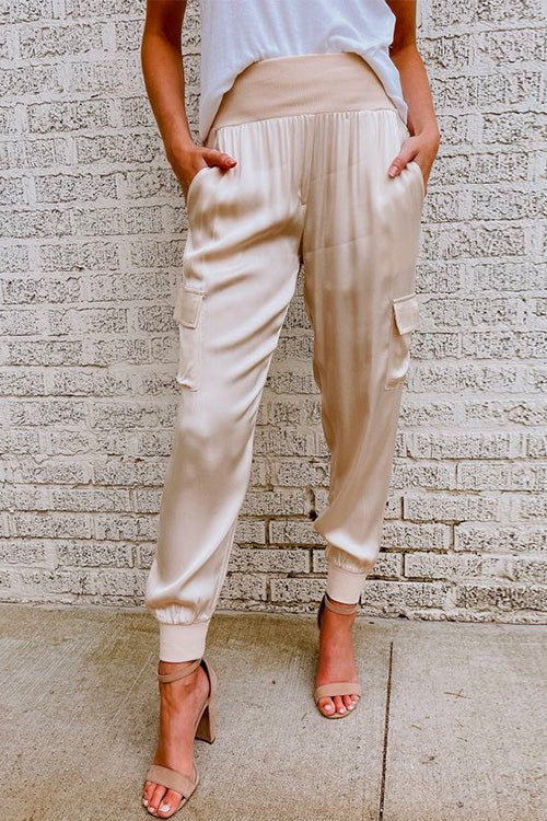Kaia | Women's High Waist Cargo Jogger Pants
