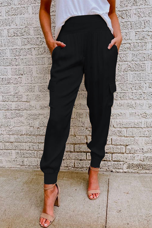 Kaia | Women's High Waist Cargo Jogger Pants