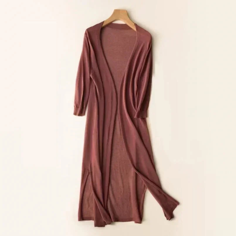 Miriam | Women's Open Front Long Sleeve Cardigan