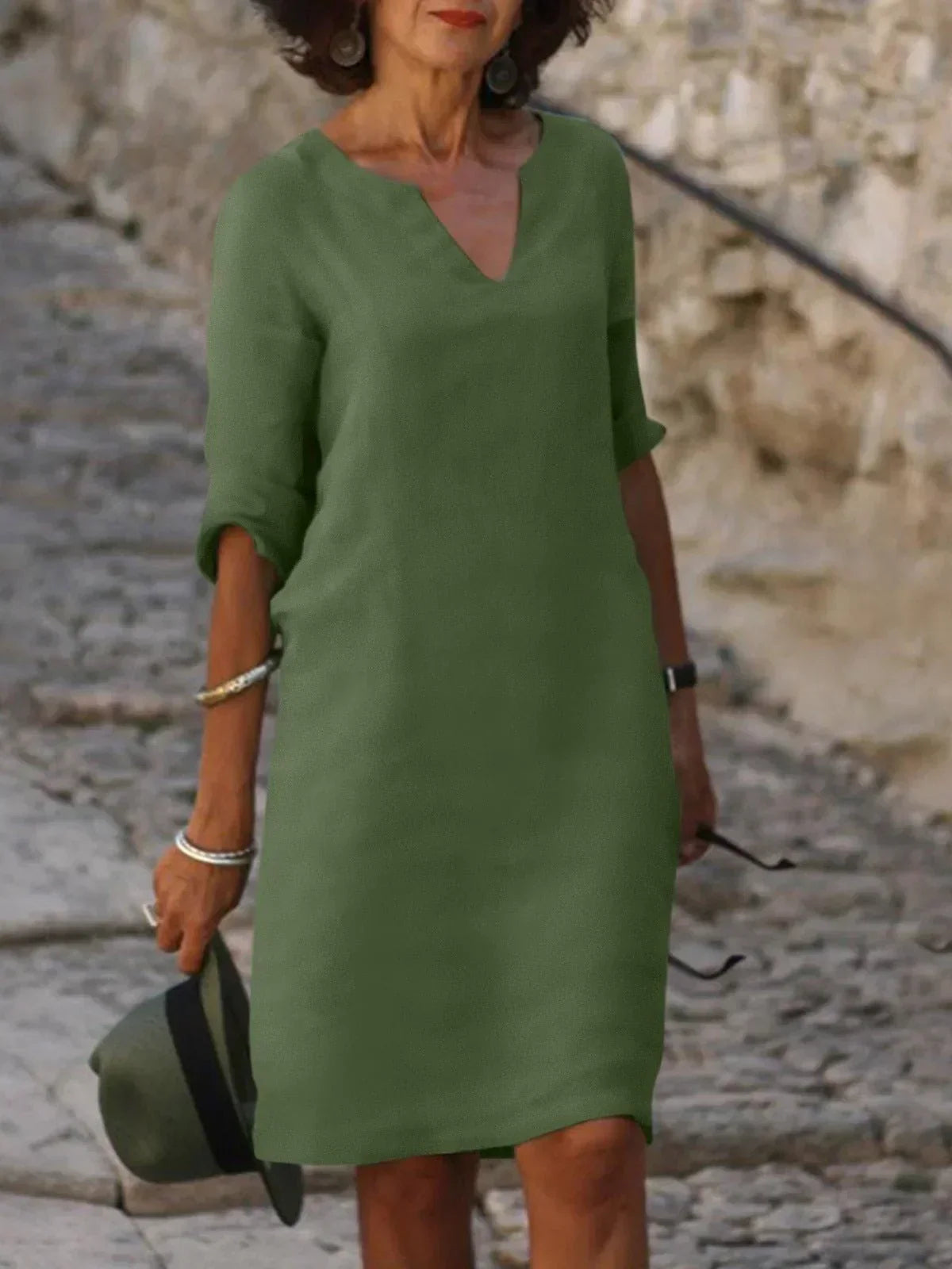 Skylar | Elegant Dress with V-Neck