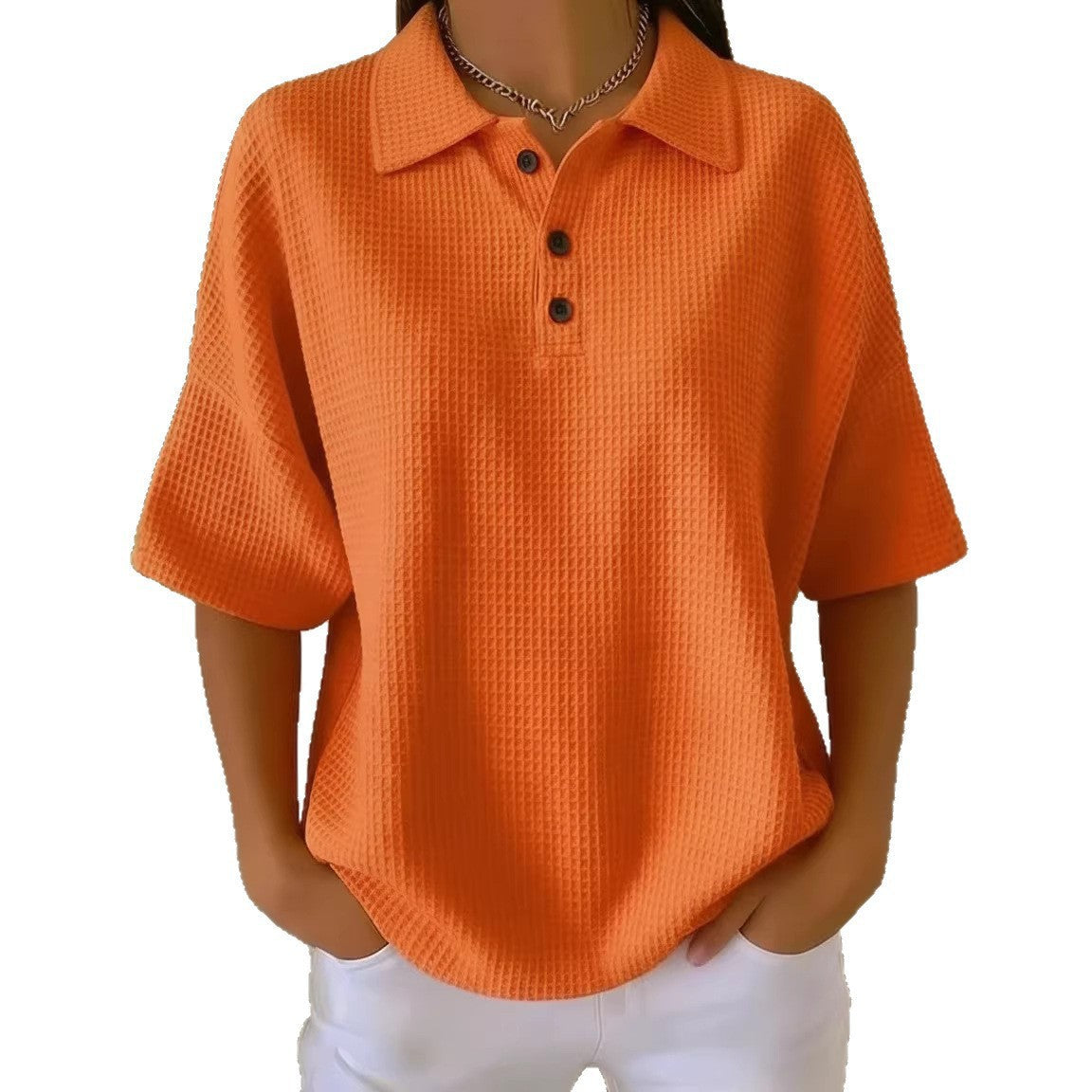 Serafina | Women's Collared Short Sleeve Polo Shirt