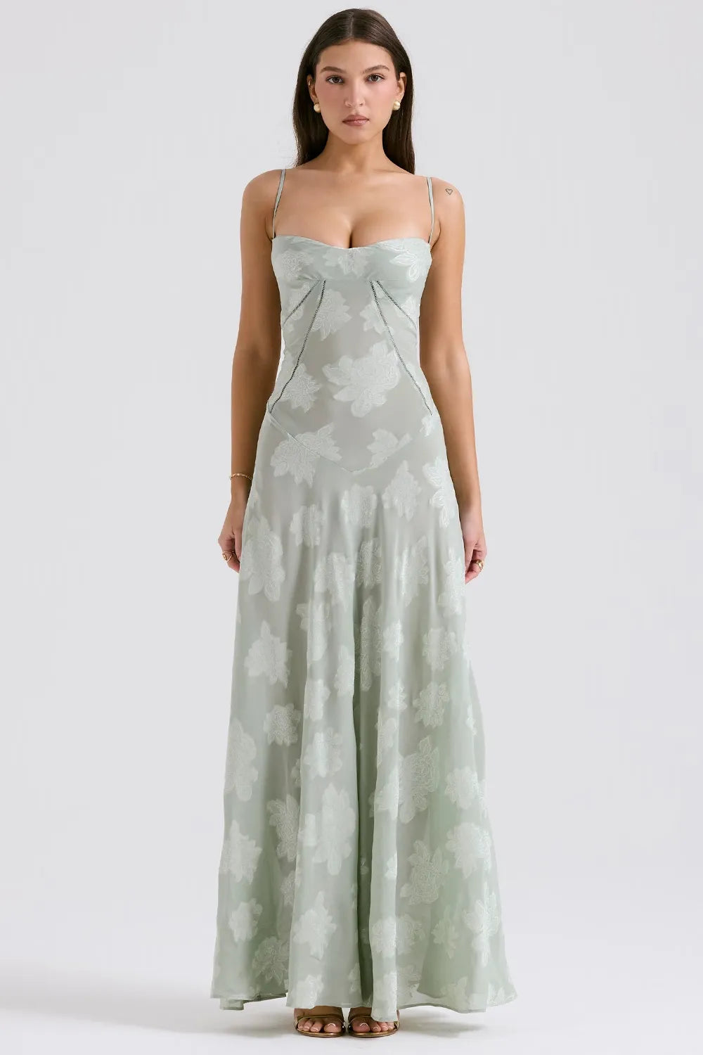 Gretchen | Long Summer Dress with Open Back and Adjustable Straps