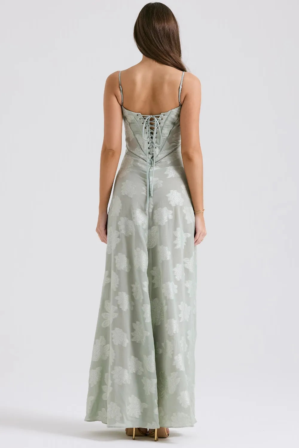 Gretchen | Long Summer Dress with Open Back and Adjustable Straps