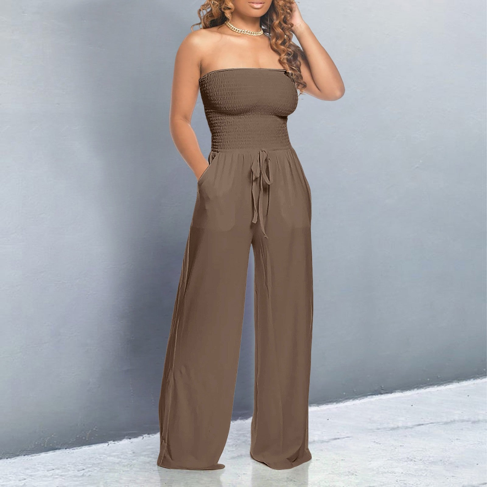 Bella | Trendy Off-Shoulder Jumpsuit