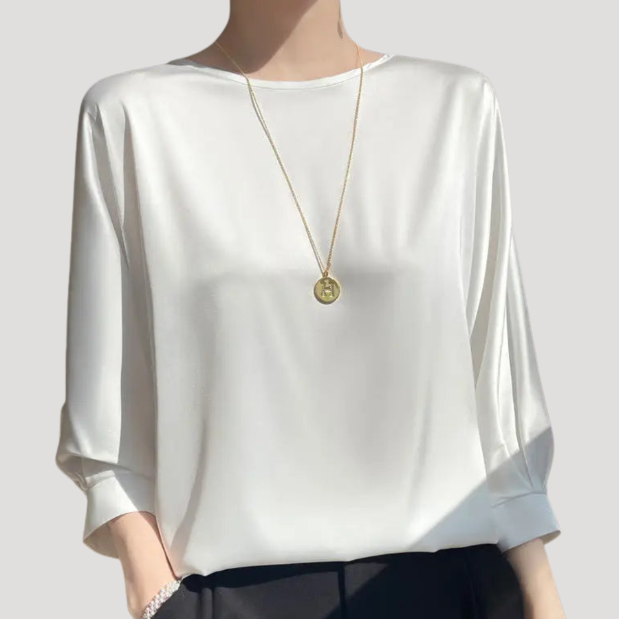 Xanthe | Women's Long Sleeve Relaxed Fit Blouse