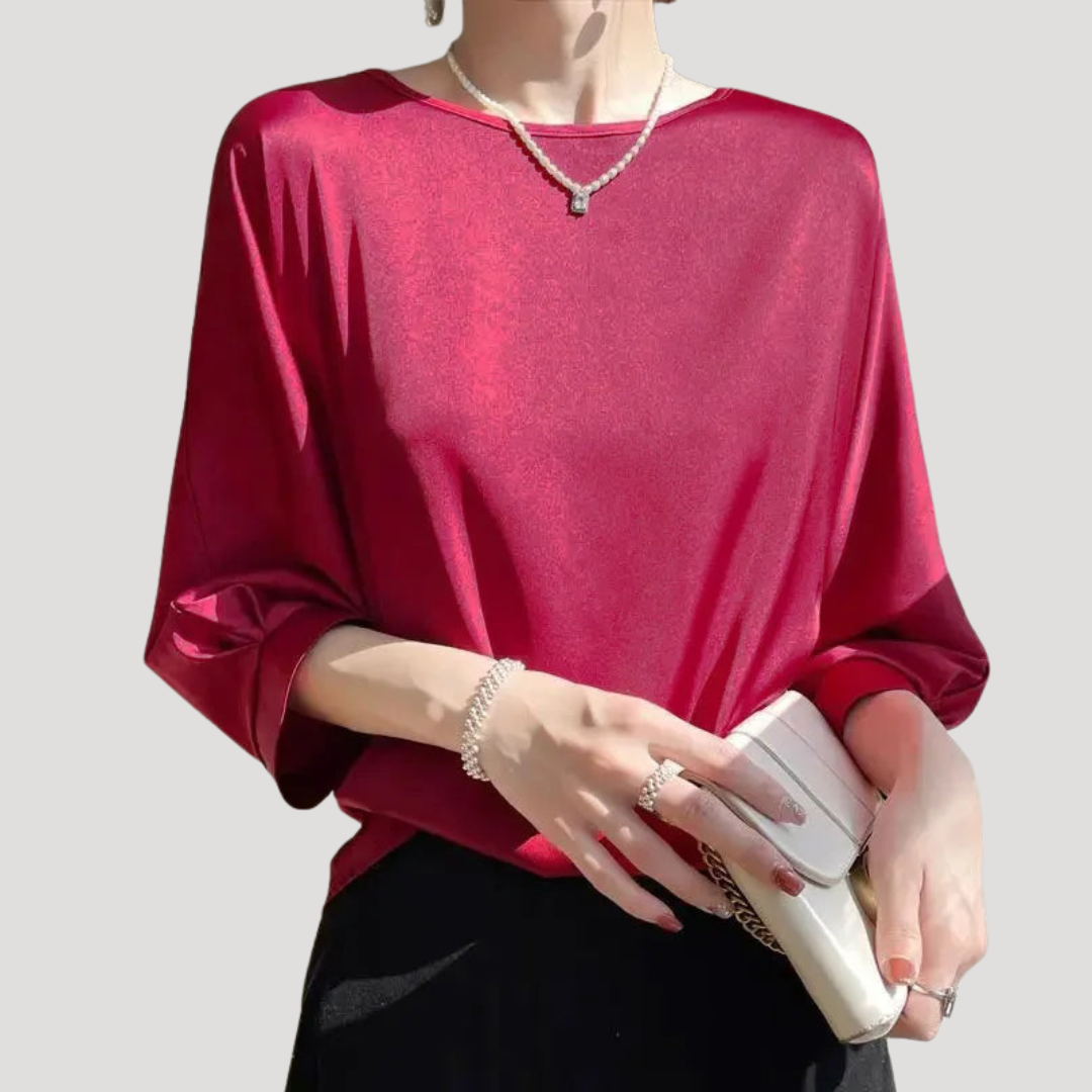 Xanthe | Women's Long Sleeve Relaxed Fit Blouse