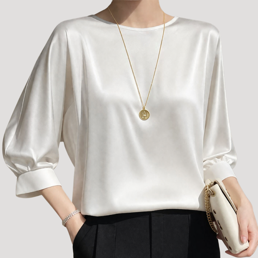 Xanthe | Women's Long Sleeve Relaxed Fit Blouse
