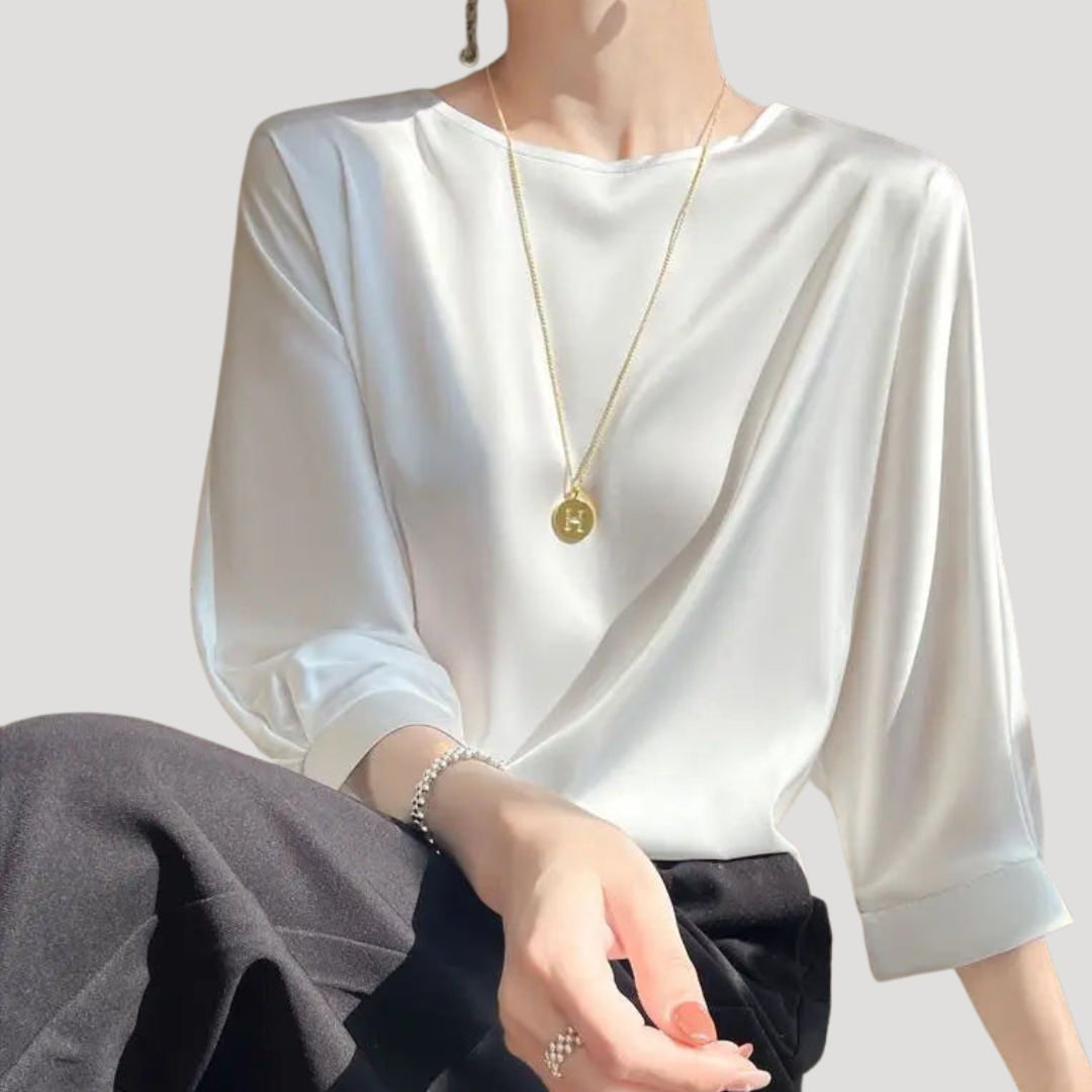 Xanthe | Women's Long Sleeve Relaxed Fit Blouse