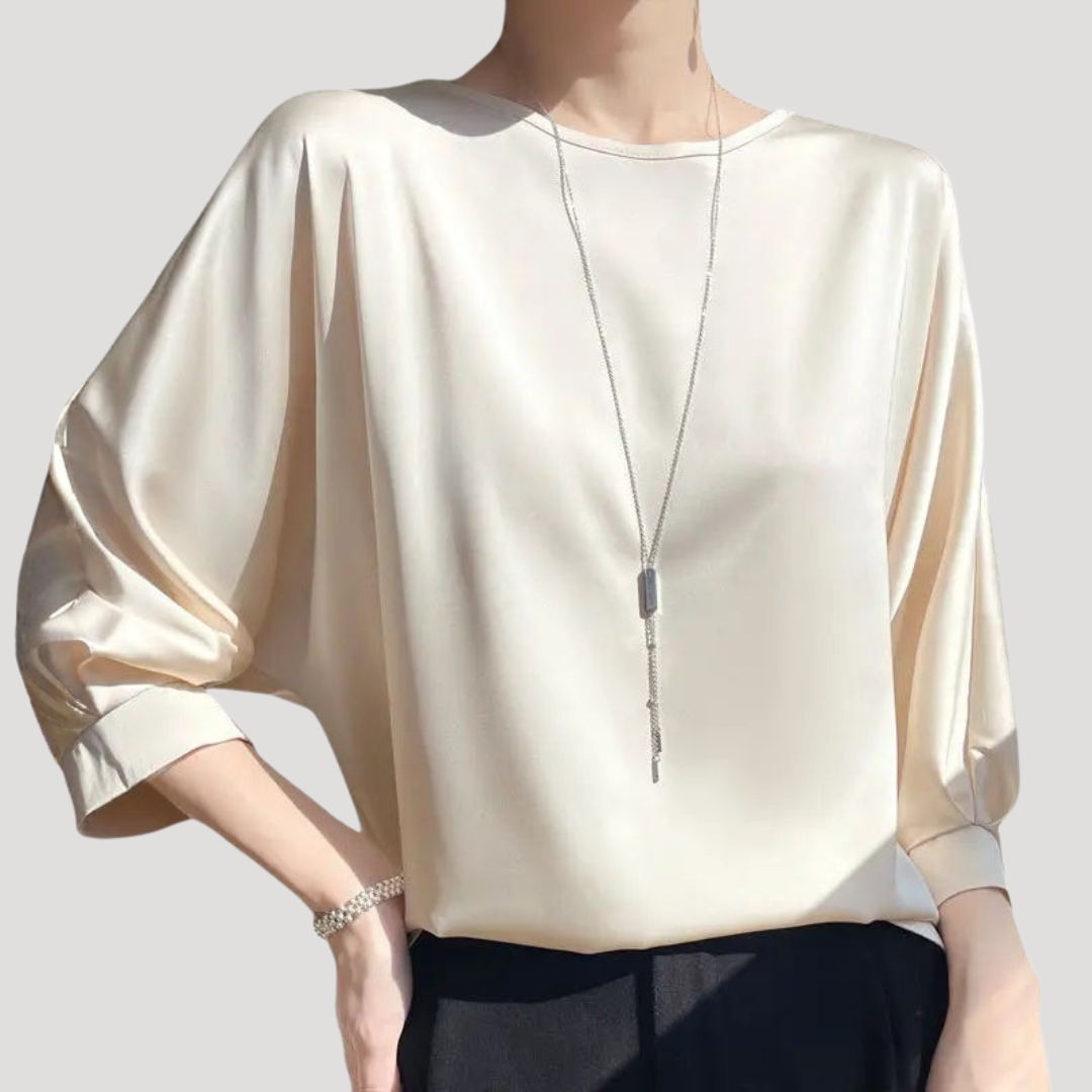 Xanthe | Women's Long Sleeve Relaxed Fit Blouse