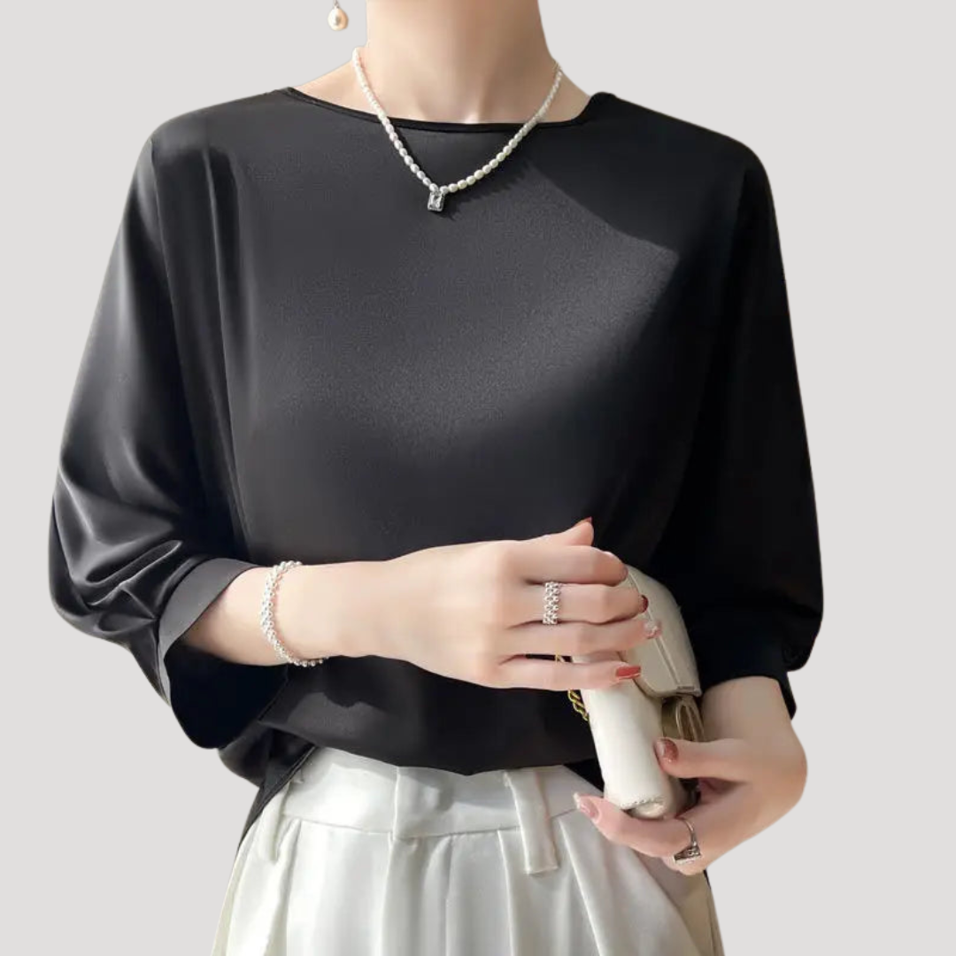 Xanthe | Women's Long Sleeve Relaxed Fit Blouse