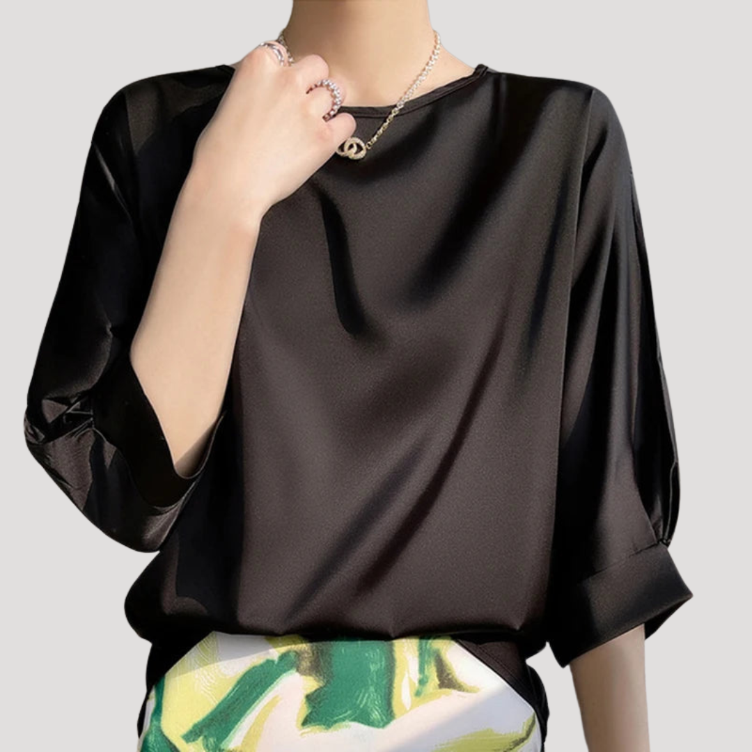 Xanthe | Women's Long Sleeve Relaxed Fit Blouse