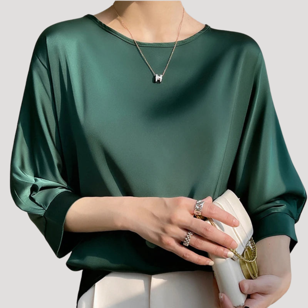 Xanthe | Women's Long Sleeve Relaxed Fit Blouse