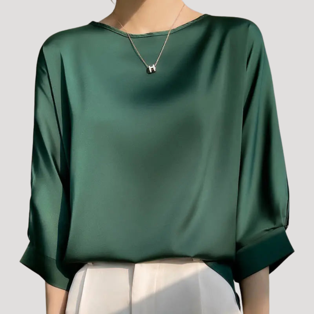 Xanthe | Women's Long Sleeve Relaxed Fit Blouse