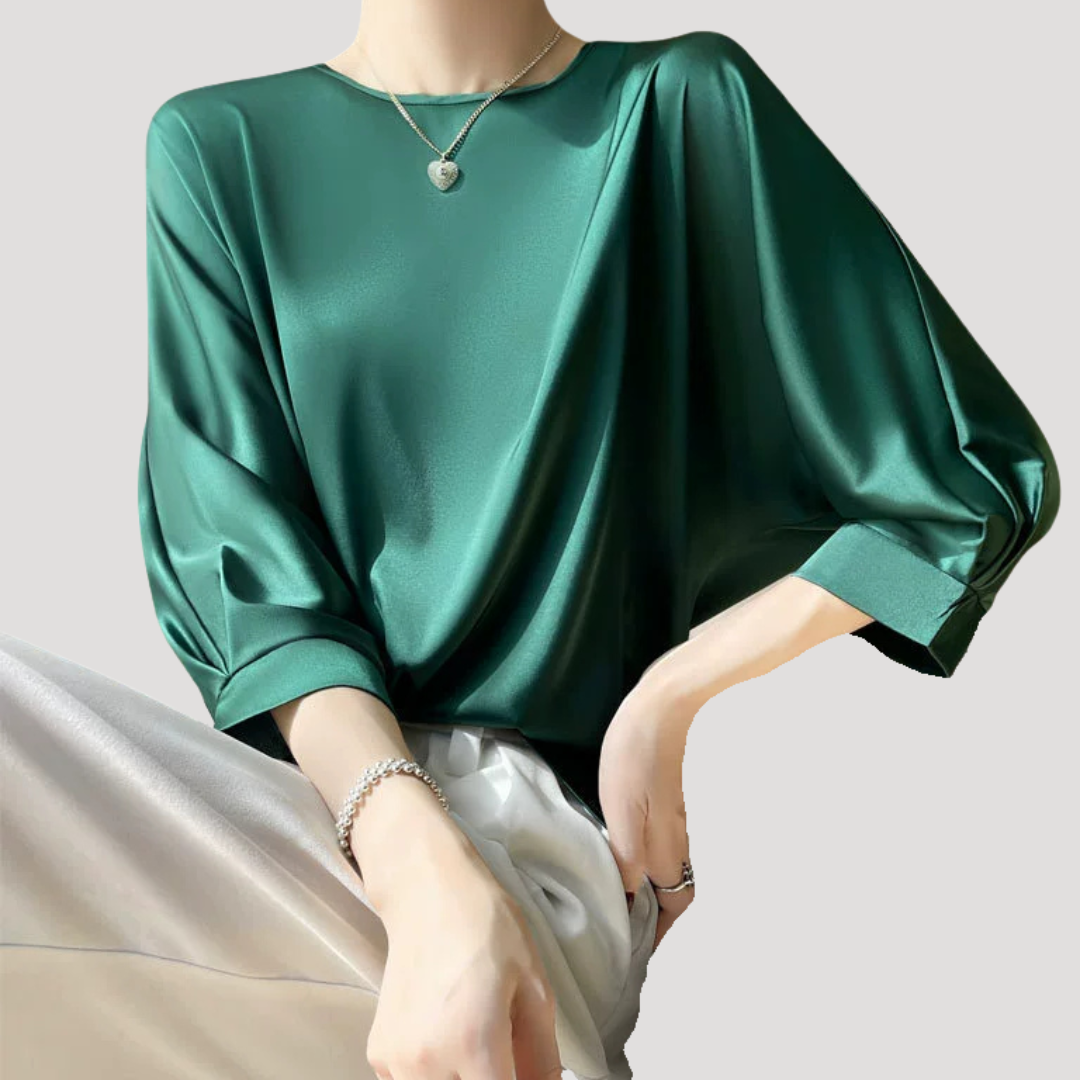 Xanthe | Women's Long Sleeve Relaxed Fit Blouse